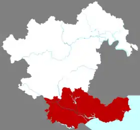 Localisation de Huìlái Xiàn