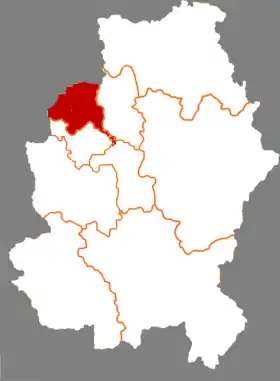 Localisation de Chāngyì Qū