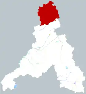 Localisation de Shānghé Xiàn