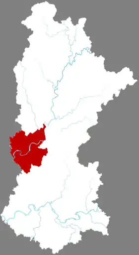 Localisation de Chāngjiāng Qū