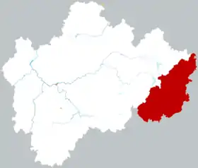 Localisation de Pán'ān Xiàn