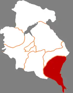 Localisation de Kānglè Xiàn