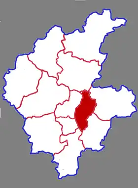 Localisation de Hédōng Qū