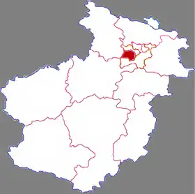 Localisation de Jiànxī Qū