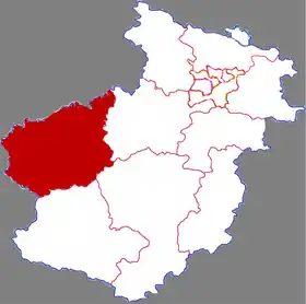 Localisation de Luòníng xiàn