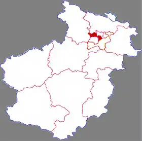 Localisation de Xīgōng qū