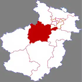 Localisation de Yíyáng xiàn