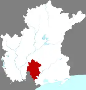 Localisation de Màonán Qū
