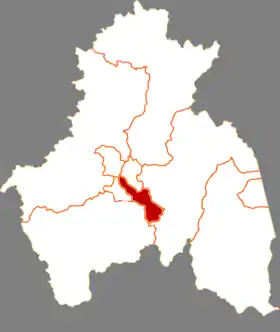 Localisation de Dōng'ān Qū