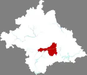 Localisation de Qīngxiù Qū