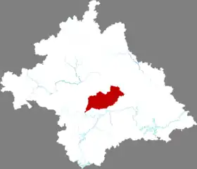 Localisation de Xīngníng Qū