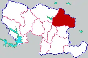 Localisation de Fāngchéng Xiàn