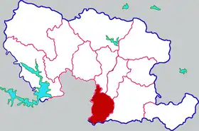 Localisation de Xīnyě Xiàn