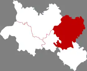 Localisation de Dōngxīng Qū