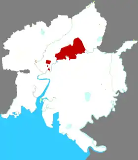 Localisation de Shuāngtáizi Qū