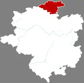 Localisation de Céngǒng Xiàn