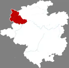 Localisation de Huángpíng Xiàn