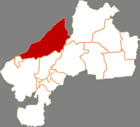 Localisation de Gānnán Xiàn