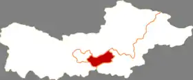 Localisation de Xīnxīng Qū