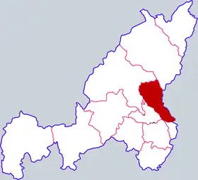 Localisation de Jiā Xiàn