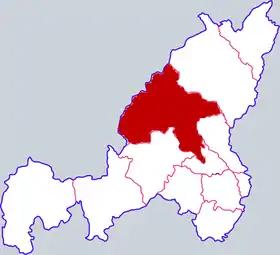 Localisation de Yúyáng Qū