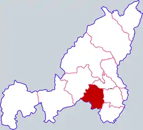 Localisation de Zǐzhōu Xiàn