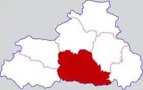 Localisation de Shānyáng Xiàn