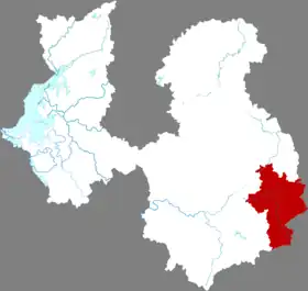 Localisation de Guǎngfēng Xiàn
