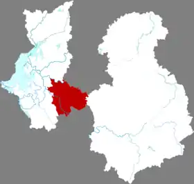 Localisation de Wànnián xiàn