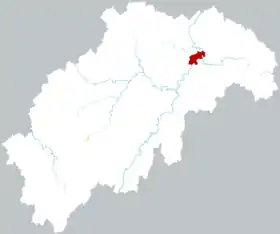 Localisation de Běitǎ Qū