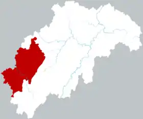 Localisation de Suíníng Xiàn