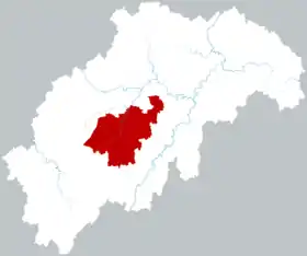 Localisation de Wǔgāng