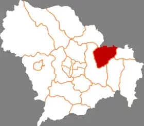Localisation de Wújí Xiàn
