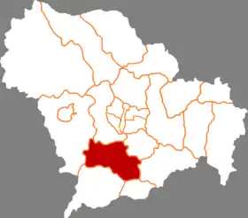 Localisation de Yuánshì Xiàn