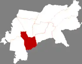 Localisation de Lánxī Xiàn