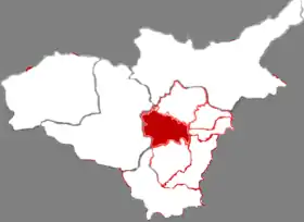 Localisation de Wànbǎilín Qū