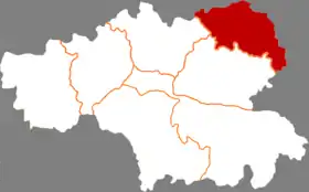 Localisation de Zhāngjiāchuān huízú Zìzhìxiàn