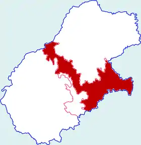 Localisation de Yìntái Qū