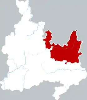Localisation de Sōngtáo miáozú Zìzhìxiàn