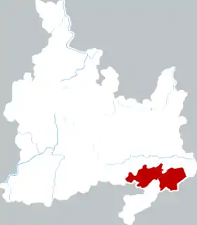 Localisation de Wànshān Tèqū