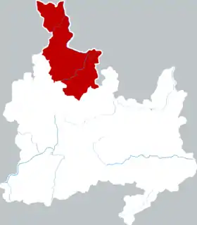 Localisation de Yánhé tǔjiāzú Zìzhìxiàn