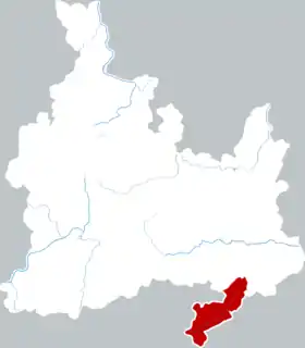 Localisation de Yùpíng dòngzú Zìzhìxiàn