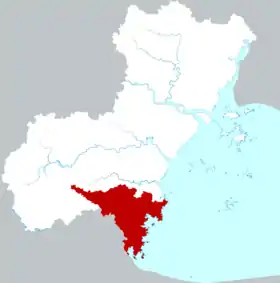 Localisation de Cāngnán Xiàn