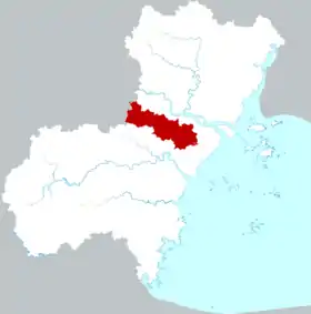 Localisation de Ōuhǎi Qū