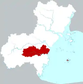 Localisation de Píngyáng Xiàn