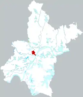 Localisation de Jiānghàn Qū