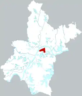 Localisation de Qīngshān Qū