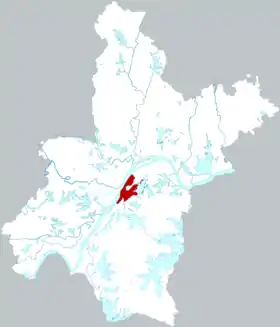 Localisation de Wǔchāng qū