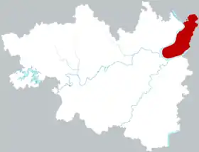 Localisation de Yuètáng Qū