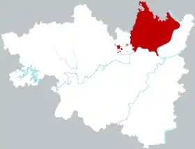 Localisation de Yǔhú Qū